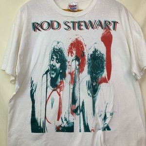 Vintage Rod Stewart concert tee 
#vintage #RodStewart #bandtee